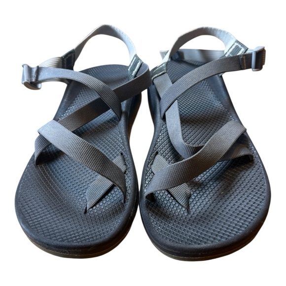 Chaco Mens Size 13 Gray/Black Made In Usa Sandals Hiking - Picture 1 of 11